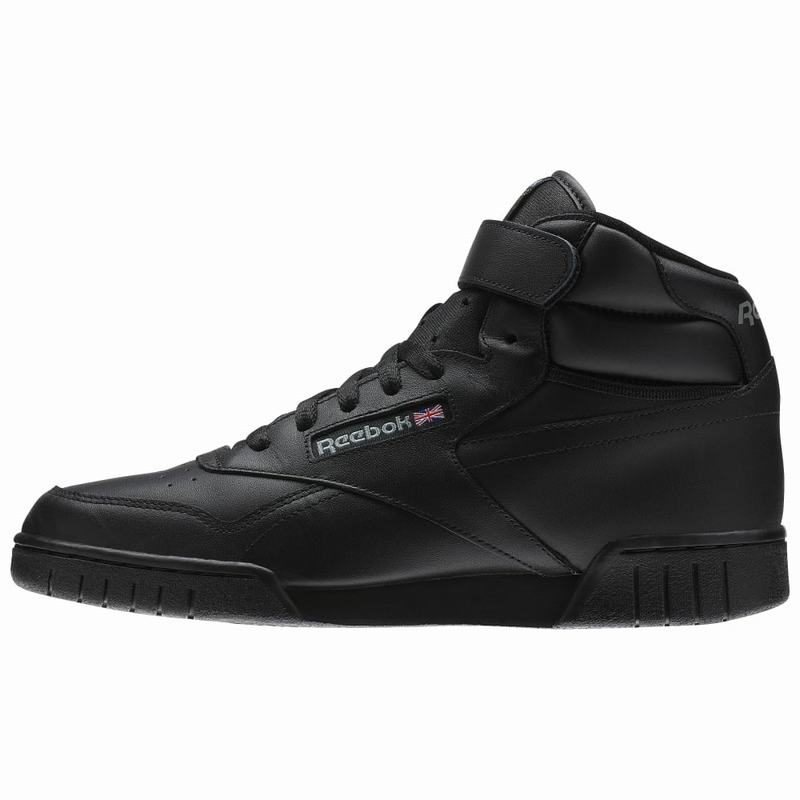Tenisi Reebok Ex-o-fit Hi Barbati Negrii Romania ZC3468VY